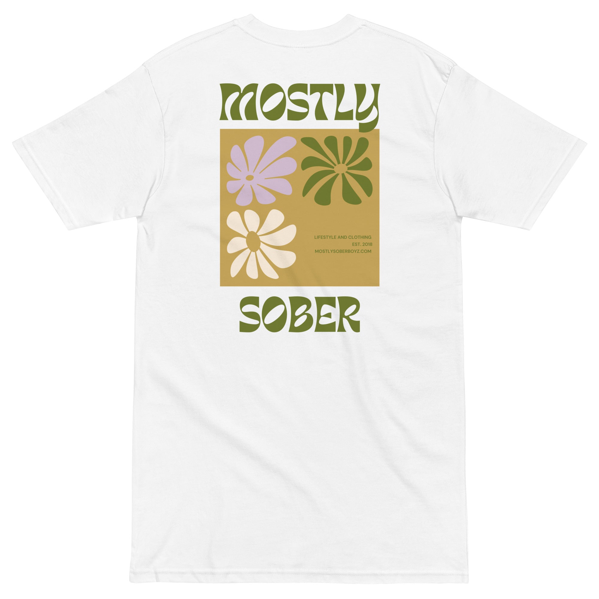 MOSTLY SOBER TEE EST. 2018